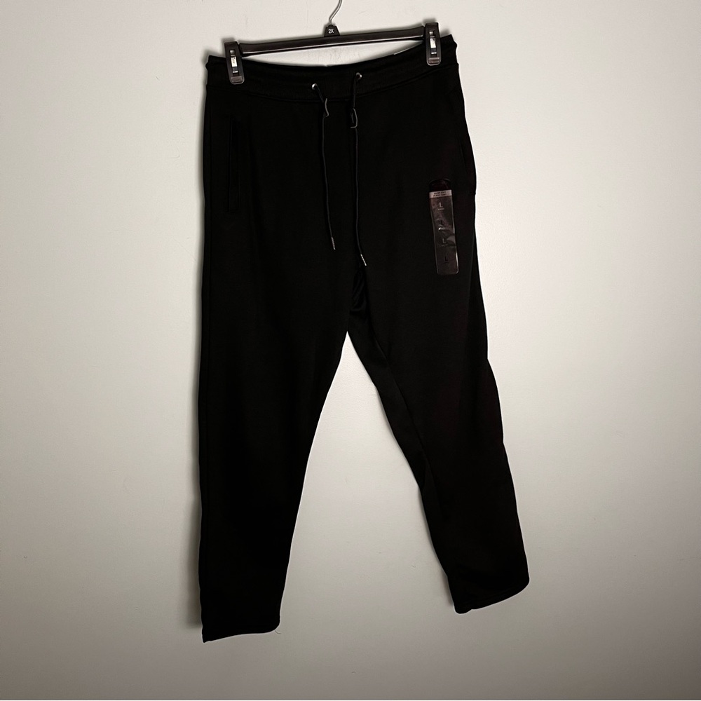 Architect Jeans CO. Men’s NWT Black Sweatpants Tapered Leg Drawstring Pockets L